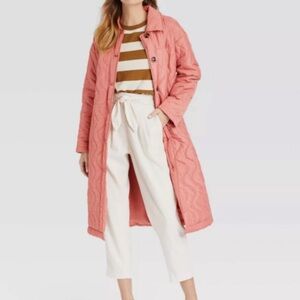 Who What Wear Quilted Puffer Coat